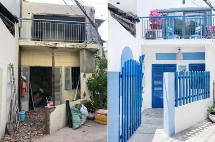 Nhà cũ kỹ 25m2 ở Sài Gòn đẹp không ngờ sau cải tạo chỉ với 70 triệu đồng