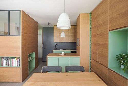 Căn hộ 30m2 nhưng thênh thang cho cả gia đình ở chỉ nhờ "độc chiêu" này