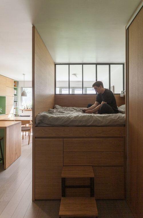 Căn hộ 30m2 nhưng thênh thang cho cả gia đình ở chỉ nhờ "độc chiêu" này