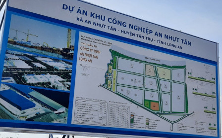 Long An sắp có thêm khu công nghiệp 1.360 tỷ đồng