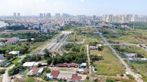 Cận cảnh khu đất 4,3ha ngoài ranh quy hoạch Thủ Thiêm người dân được hoán đổi