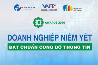 IR Awards 2020: 329 doanh nghiệp niêm yết hoàn thành tốt nghĩa vụ công bố thông tin