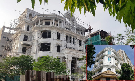 Nở rộ công trình 'cung điện, lâu đài' tự hợp thửa đất liền kề ở Hà Nội