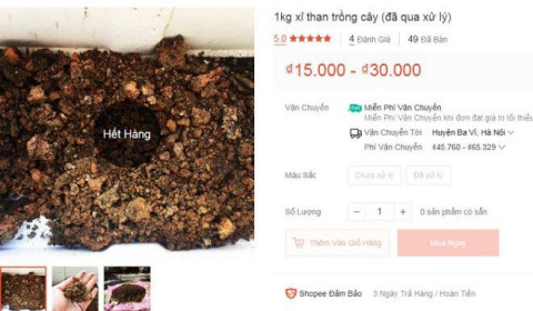 Xỉ than bất ngờ 'cháy hàng' trên sàn thương mại điện tử
