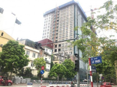 Dự án 8B Lê Trực đã phá dỡ đến đâu?