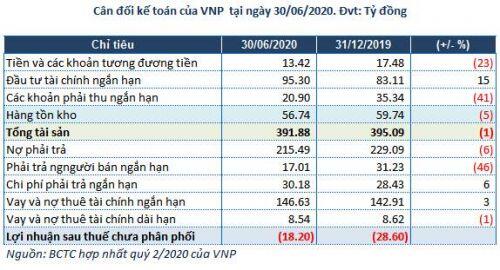 Lãi từ công ty liên doanh, liên kết giúp VNP thoát lỗ trong quý 2