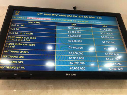 Vàng lên 56,8 triệu /lượng, người dân phản ứng ra sao trong cơn sốt giá vàng?