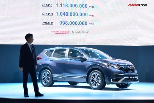 Honda CR-V 2020 bản lắp ráp có giá từ 998 triệu đồng