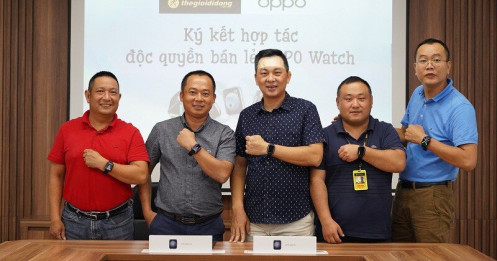 Thế Giới Di Động kí kết phân phối độc quyền chiếc smartwatch đầu tiên của OPPO, mục tiêu bán 20.000 chiếc trong 3 tháng