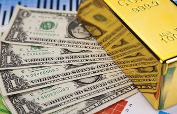 Giá vàng loạn nhịp, USD giảm sâu