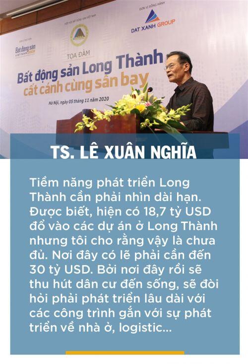 Nếu có một đô thị nào mới và lớn trong 50 năm nữa thì chỉ có thể là Long Thành!