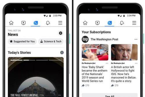 Facebook sẽ trả tiền cho các nhà xuất bản tin tức ở Anh vào năm 2021
