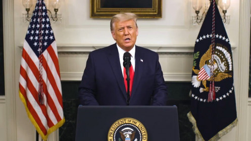 Tổng thống Trump: "Ông Biden không thể làm tổng thống nếu tôi đúng về gian lận bầu cử"