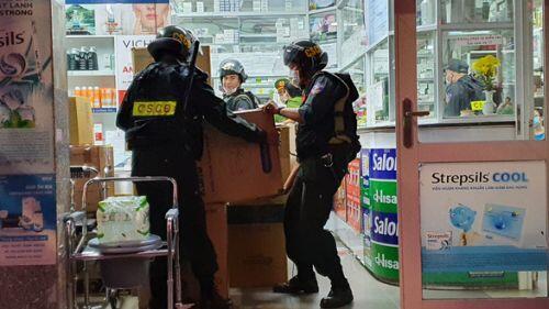 Kiểm tra hệ thống nhà thuốc lớn nhất Đồng Nai, huy động cả Cảnh sát cơ động