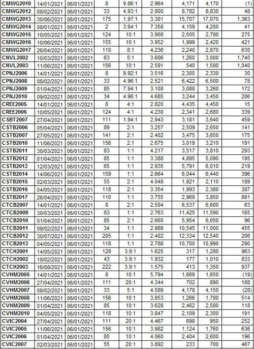 Thị trường chứng quyền 06/01/2021: Sắc xanh tiếp tục lan tỏa