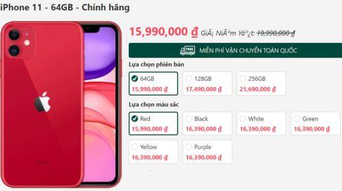iPhone 11 xả kho, giảm giá 'sốc' 5 triệu đồng trong ngày đầu năm
