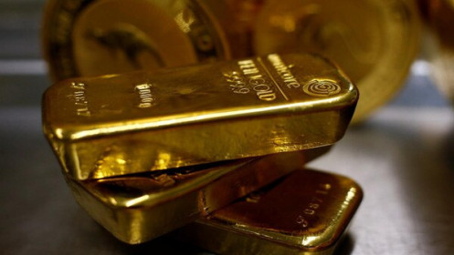 Giá vàng rớt thêm 350.000 đồng/lượng