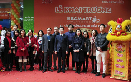 Tập đoàn BRG khai trương siêu thị BRGMart 63 Hàng Trống