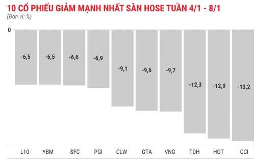 Cổ phiếu chứng khoán tăng mạnh tuần đầu năm 2021