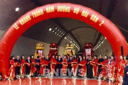 Khánh thành hầm Hải Vân 2 thuộc dự án hầm đường bộ Đèo Cả