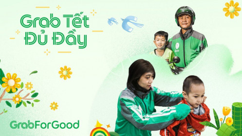Grab chi 3,5 tỉ đồng hỗ trợ đối tác và cộng đồng đón Tết.
