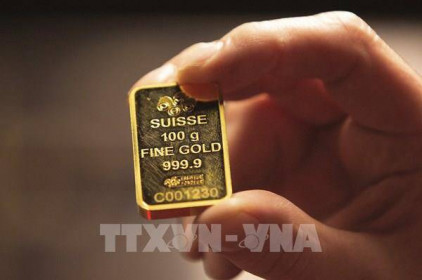 Giá vàng đi lên tại thị trường châu Á phiên 13/1