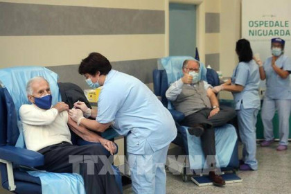 Một triệu người dân Italy đã được tiêm phòng vaccine COVID-19