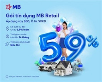 MB tung gói lãi suất đồng hành cùng khách hàng vượt qua khó khăn