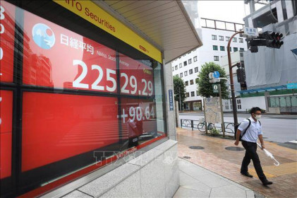 Chứng khoán châu Á đảo chiều đi xuống phiên 22/1