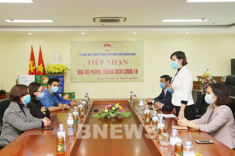 Tập đoàn TH tặng 201.600 ly sữa tươi tiếp sức Hải Dương, Quảng Ninh chống dịch COVID-19
