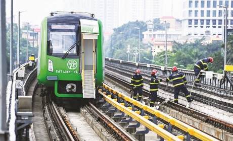 Sau Tết, người dân có thể đi tàu Cát Linh - Hà Đông