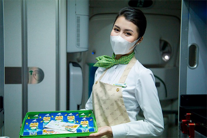 Thông điệp năm mới trên chuyến bay chào Tân Sửu của Bamboo Airways