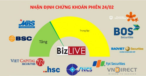 Nhận định chứng khoán 24/2: Chưa có trụ dẫn, thị trường còn giằng co
