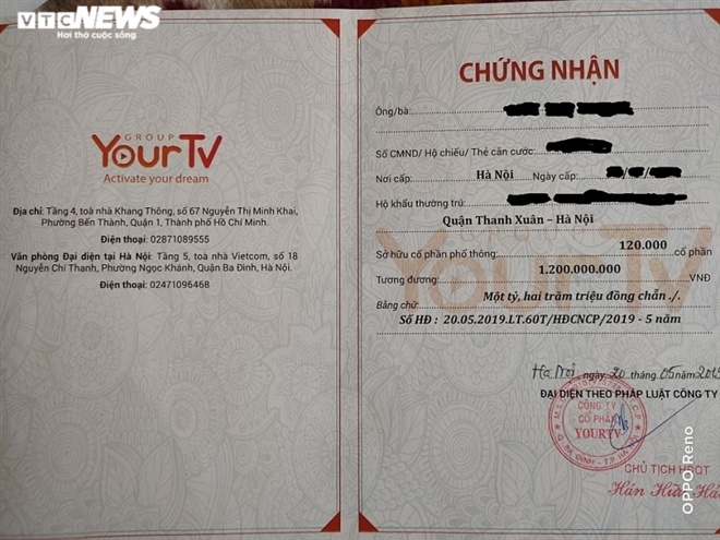 Bỏ hàng tỷ đồng mua cổ phần của Yourtv, nhà đầu tư nhận 'trái đắng'