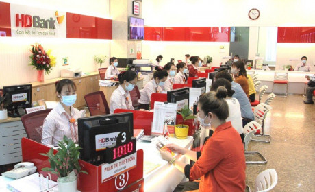 HDBank ước lãi quý I trên 2000 tỷ đồng, tăng 67%, thu nhập từ dịch vụ tăng gấp đôi