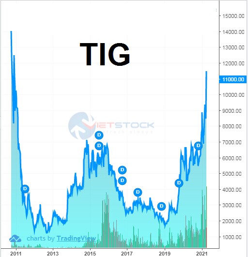 TIG muốn huy động trên dưới 2,000 tỷ đồng từ phát hành chứng khoán