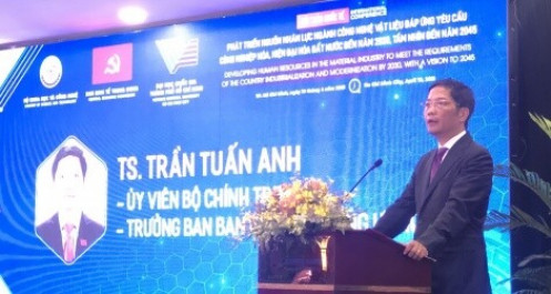 Ban Kinh tế Trung ương bàn về nhân lực ngành công nghiệp vật liệu