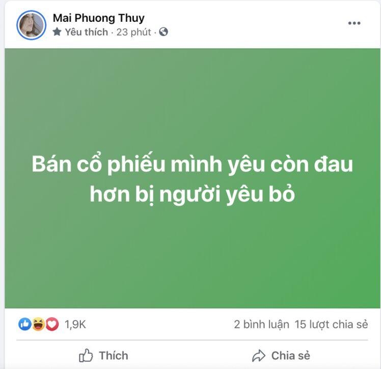 "Hoa hậu chứng khoán" Mai Phương Thuý đã bán HPG, VCB?