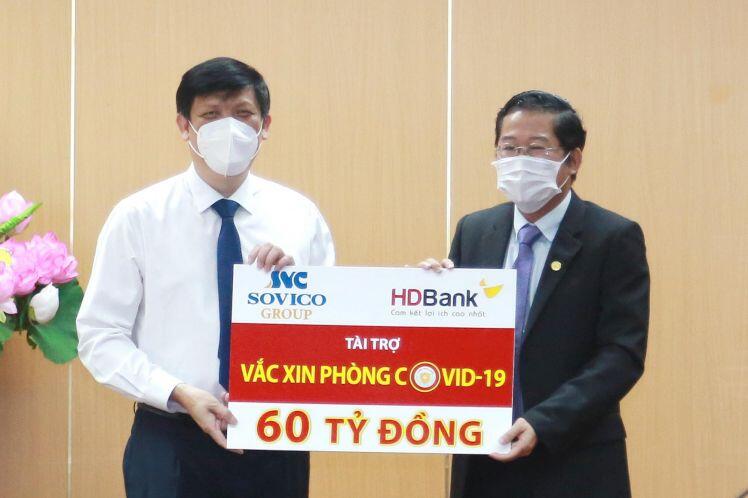 Sovico Group và HDBank ủng hộ 60 tỷ đồng cho chương trình Vaccine phòng ngừa COVID-19