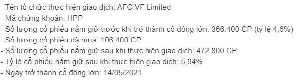Quỹ ngoại mua bán cổ phiếu nào trong tháng 5?