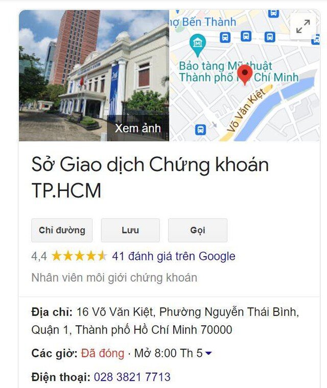 1 sao biến mất, HOSE bất ngờ trở lại đánh giá 4.4 sao trên Google, bị “bêu xấu” trên Wikipedia