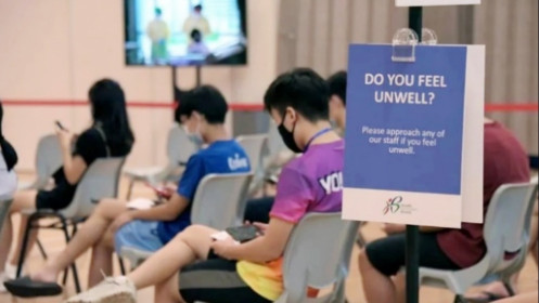 Singapore: Gần 90% học sinh sắp tốt nghiệp đã đăng ký tiêm vắc-xin Covid-19
