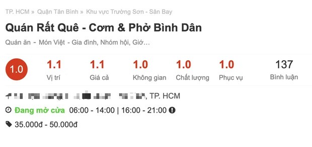 Quán phở của NS Đức Hải bị bão đánh giá 1 sao vì drama phát ngôn thô tục, điểm kinh doanh khác trùng tên cũng bị vạ lây?