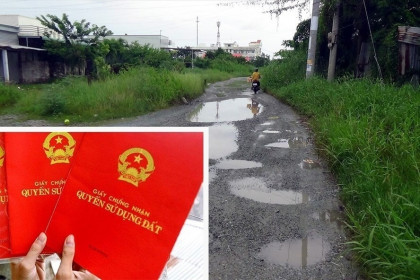 Mức thu tiền sử dụng đất khi cấp sổ đỏ cho đất giao không đúng thẩm quyền