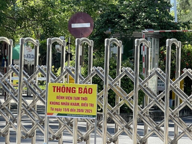 Thêm 1 nhân viên dương tính, Bệnh viện Đức Giang tạm dừng tiếp nhận bệnh nhân