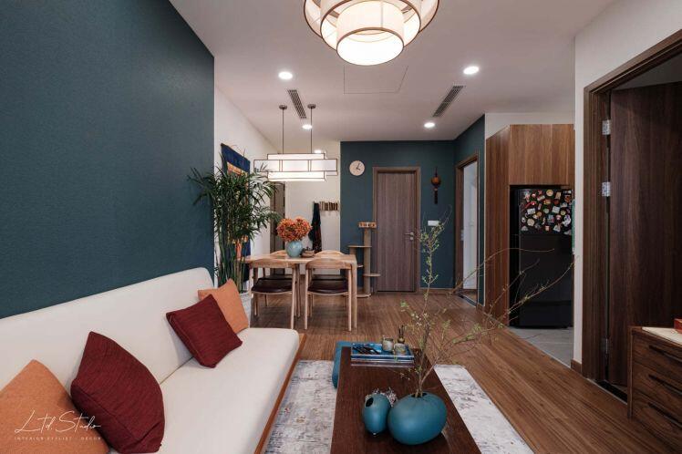 Không gian đậm chất ‘thiền’ trong căn hộ 60m2 cho gia chủ mệnh thủy