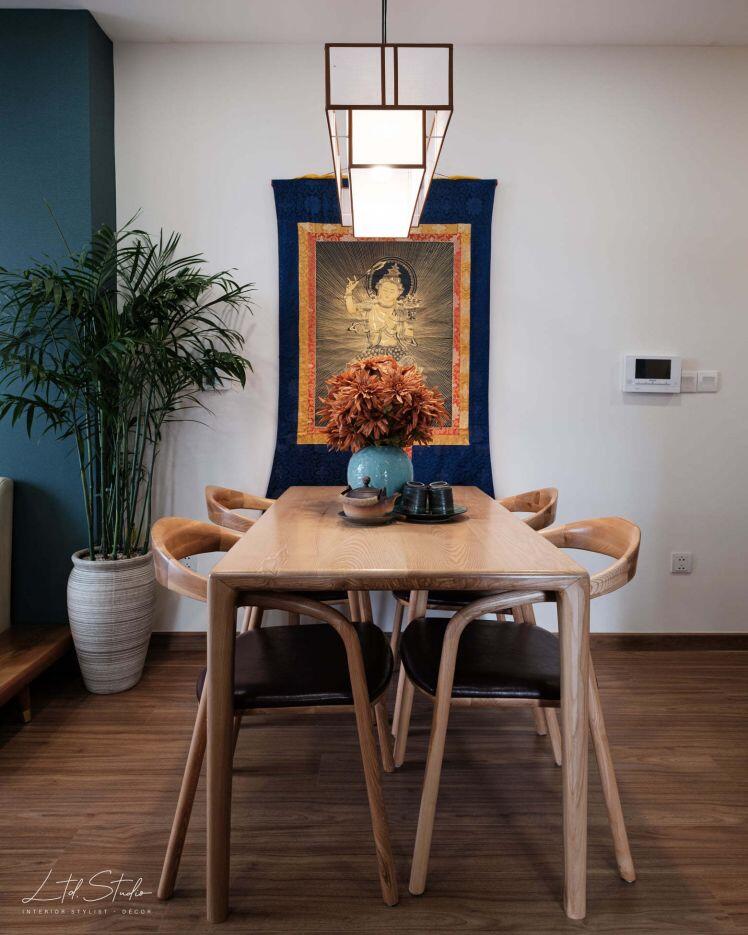 Không gian đậm chất ‘thiền’ trong căn hộ 60m2 cho gia chủ mệnh thủy