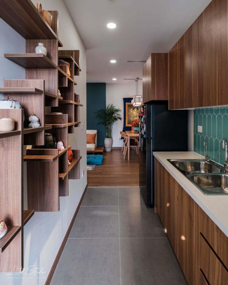 Không gian đậm chất ‘thiền’ trong căn hộ 60m2 cho gia chủ mệnh thủy