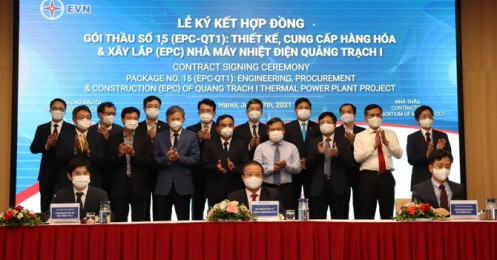 3 doanh nghiệp lớn trúng gói thầu 1,3 tỷ USD Dự án Nhà máy Nhiệt điện Quảng Trạch I