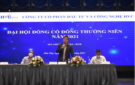 ĐHĐCĐ Đầu tư và Công nghệ HVC (HVH): Đặt mục tiêu lợi nhuận tăng trưởng 57% trong năm 2021